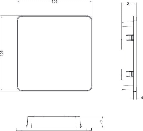 Systemair SAVE Touch HMI hvit